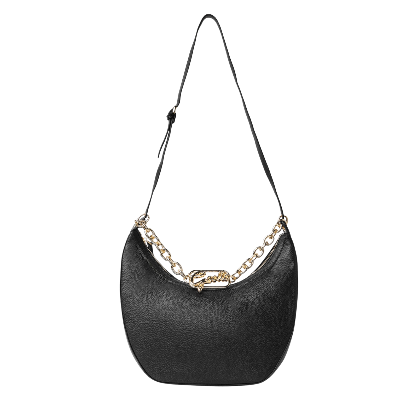 Regular Moon Bag Corsivo Gaelle - Nero