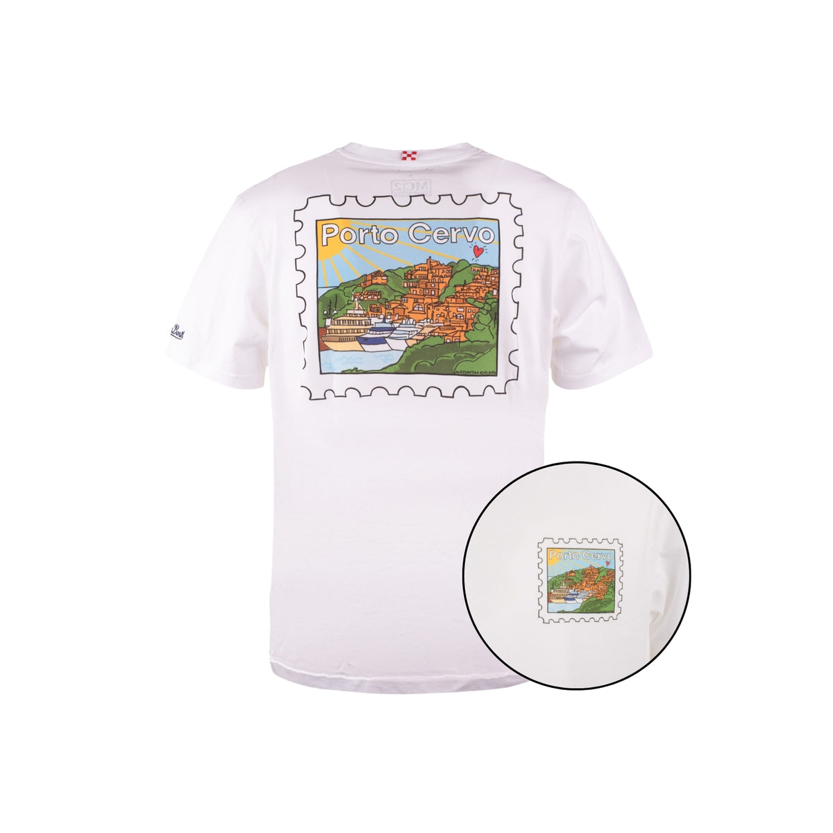 T-shirt Portofino in puro cotone - Blu