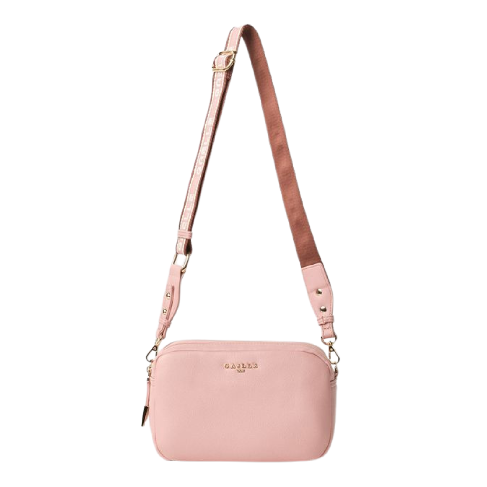 Regular Camera Bag Tracolla Logata Oro Gaelle - Rosa