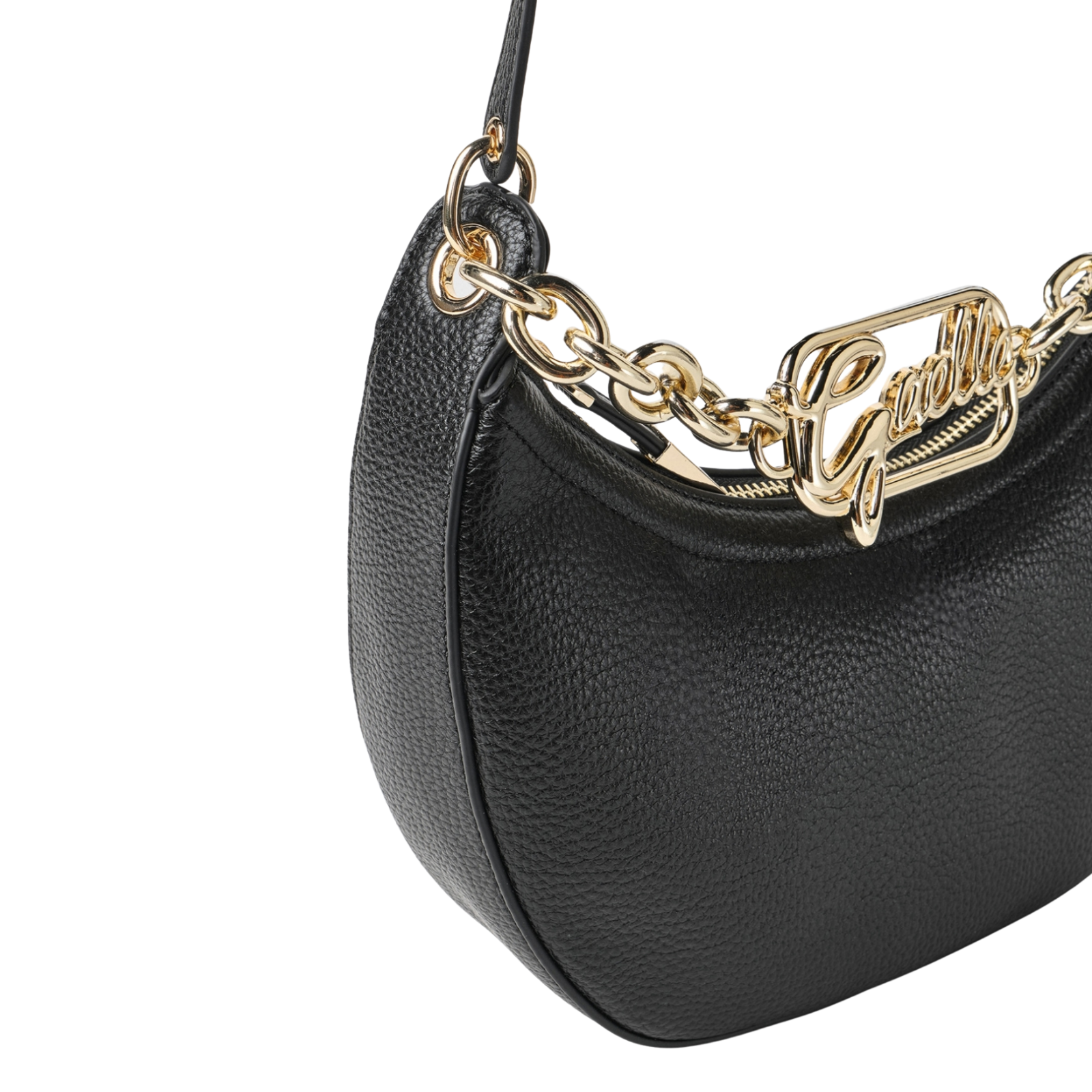 Regular Moon Bag Corsivo Gaelle - Nero