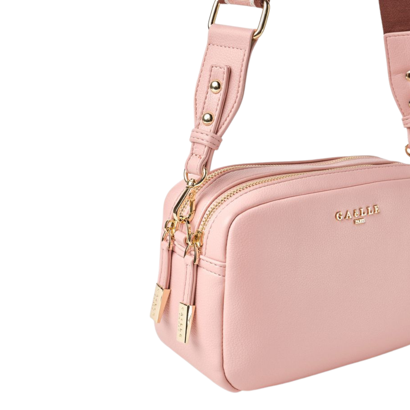 Regular Camera Bag Tracolla Logata Oro Gaelle - Rosa