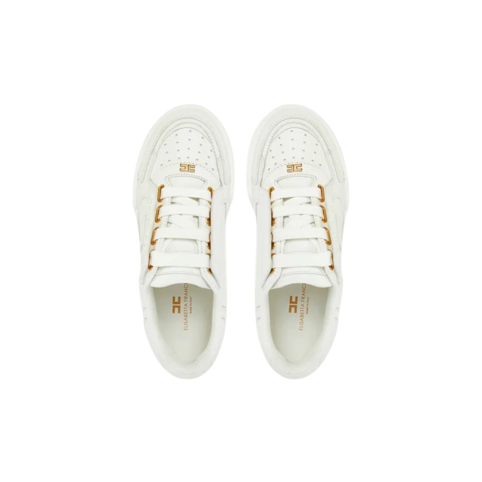 Sneaker bianca con logo