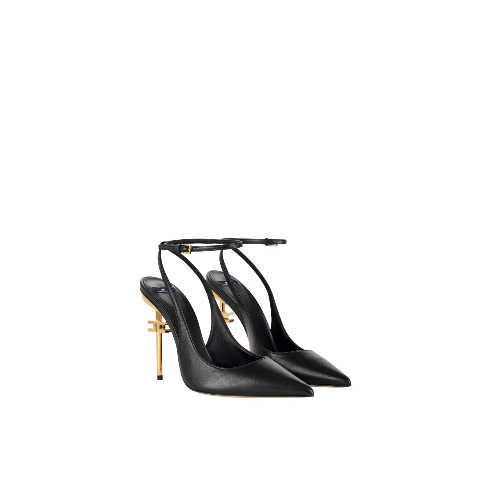 Scarpe Slingback con tacco logato