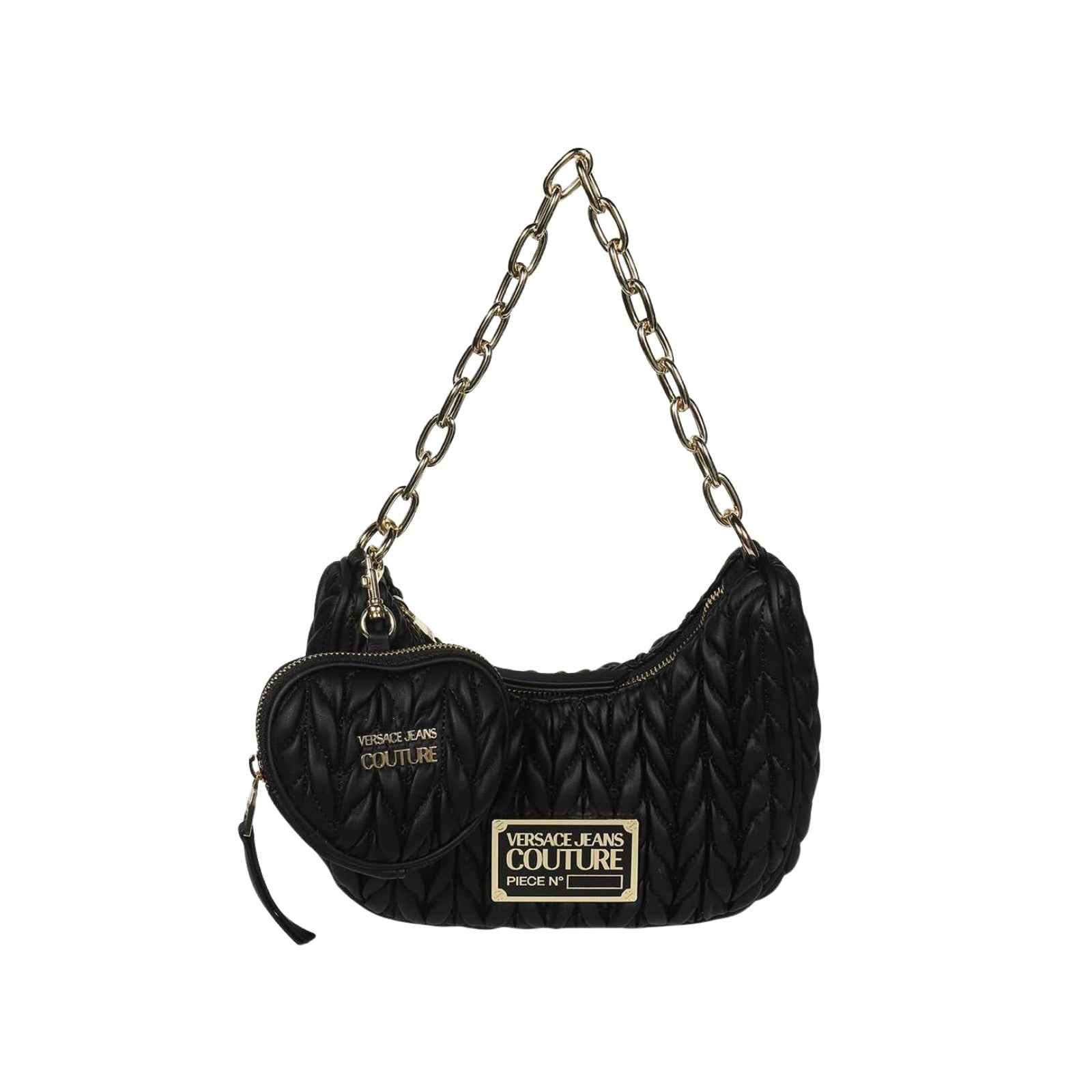 Borsa a mezzaluna arricciata