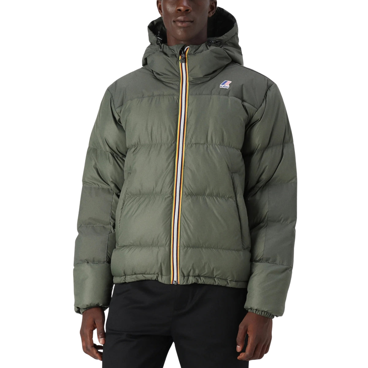 Giacca Le Vrai impacchettabile in nylon - Verde