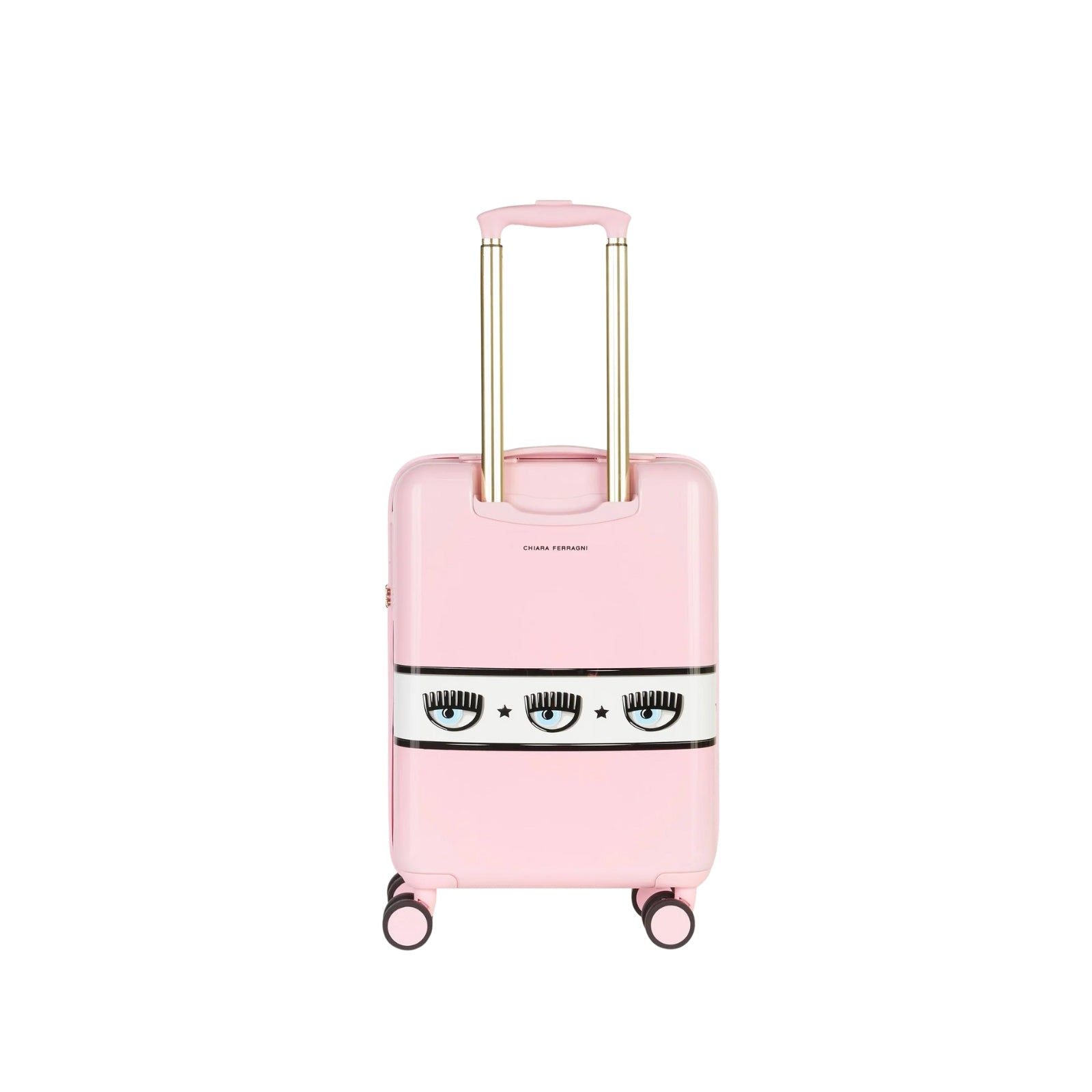 Trolley rosa con banda Maxi Logomania - ROSA