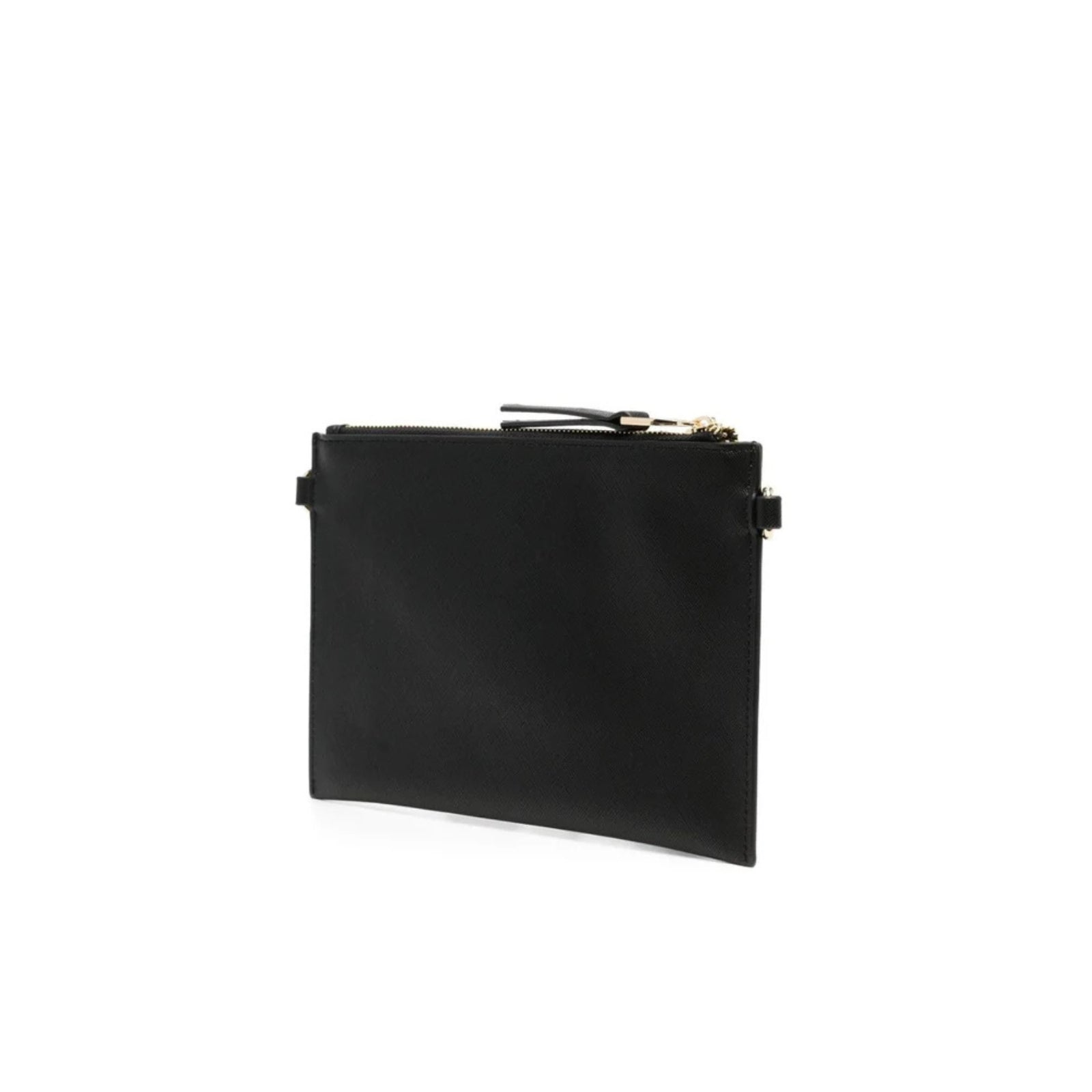 Clutch con placca logata - NERO
