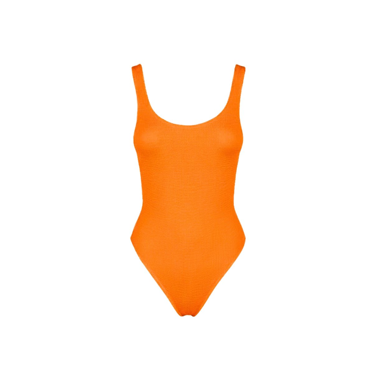 Costume intero Lora in tessuto crinkle - Arancio