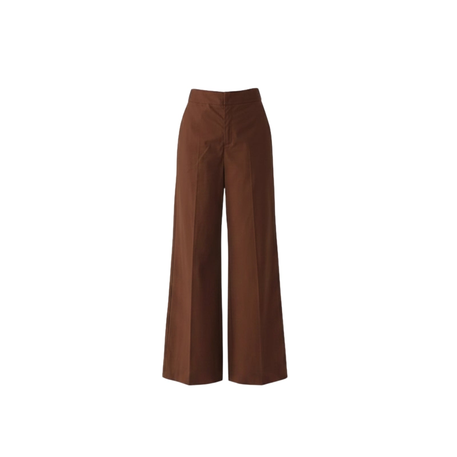 Pantalone marrone in cotone stretch