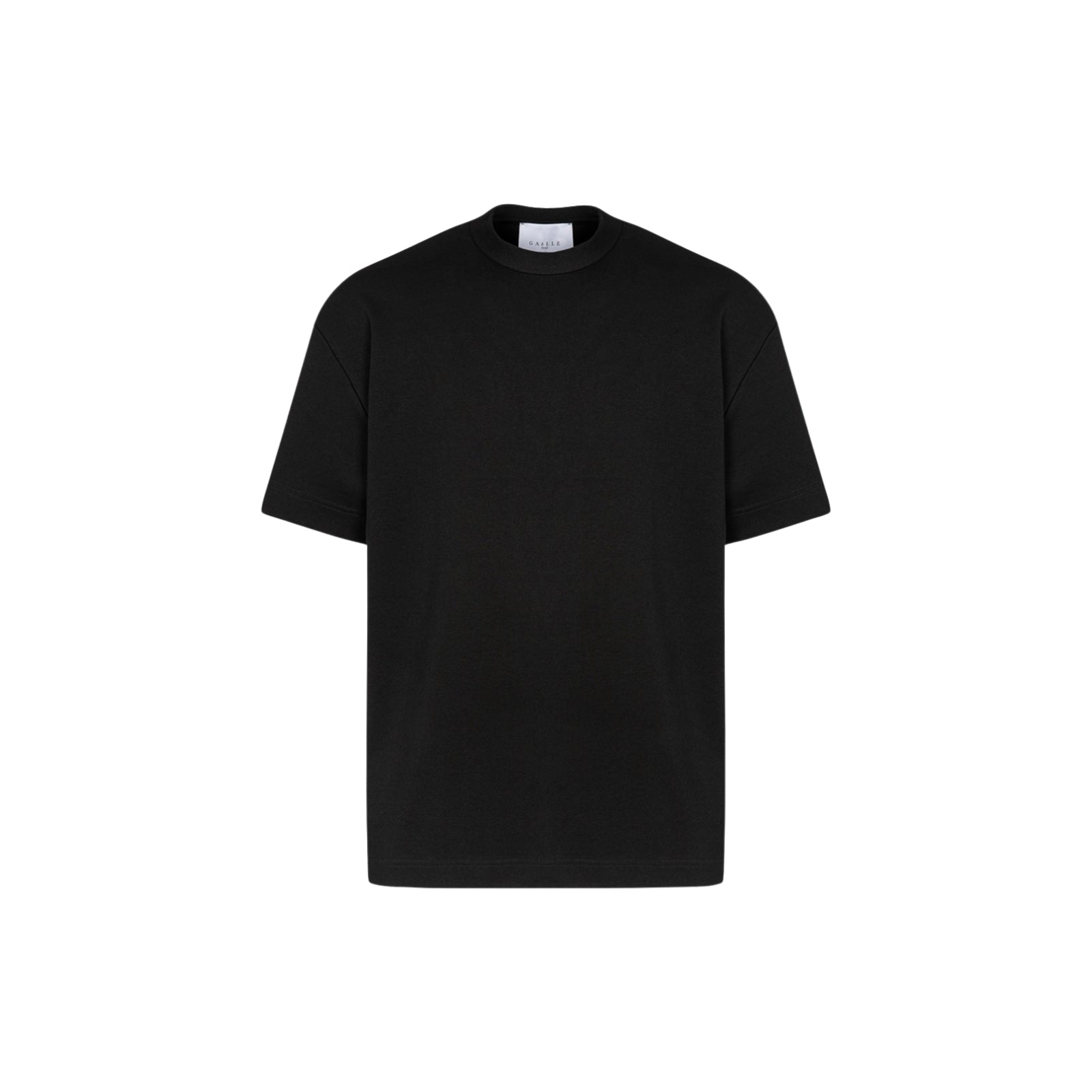 T-Shirt Over In Interlock - NERO