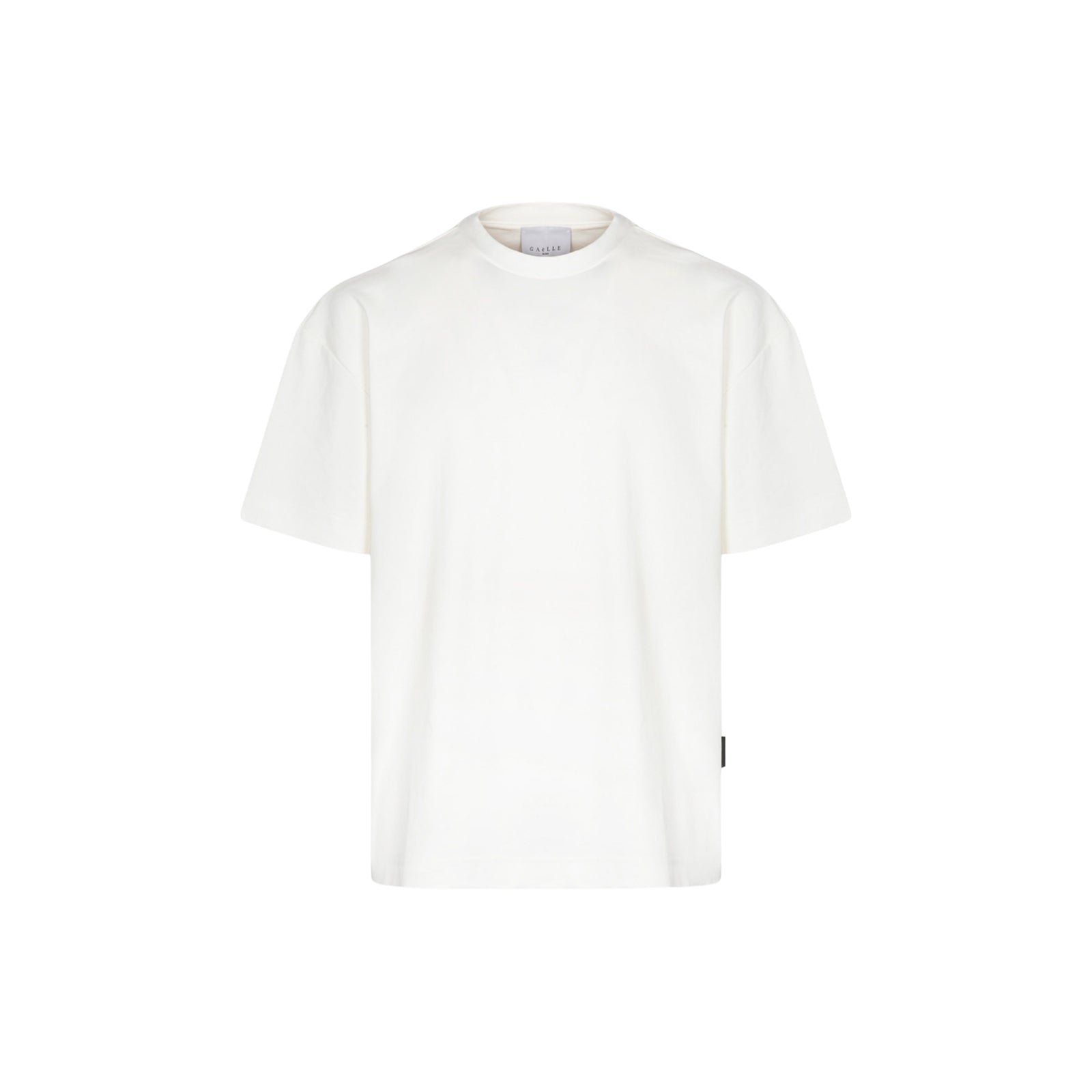 T-Shirt Over In Interlock - BIANCO