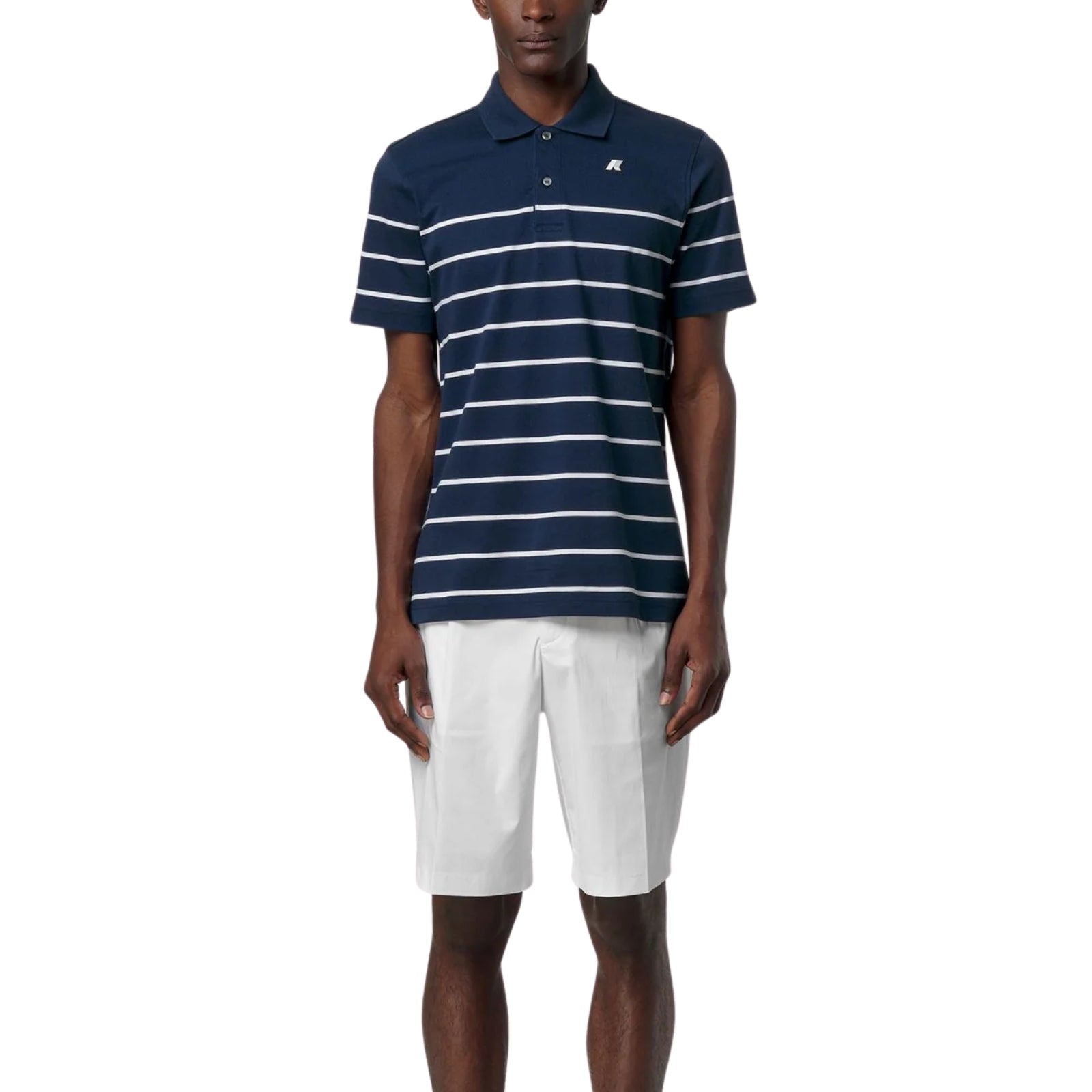 Polo LAYO-FRENCH JERSEY YARN DYED - BLU