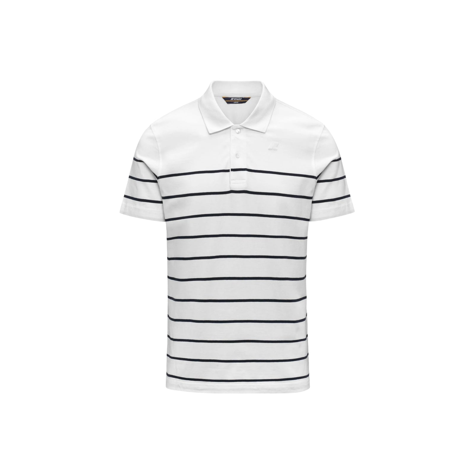 Polo LAYO-FRENCH JERSEY YARN DYED - BIANCO