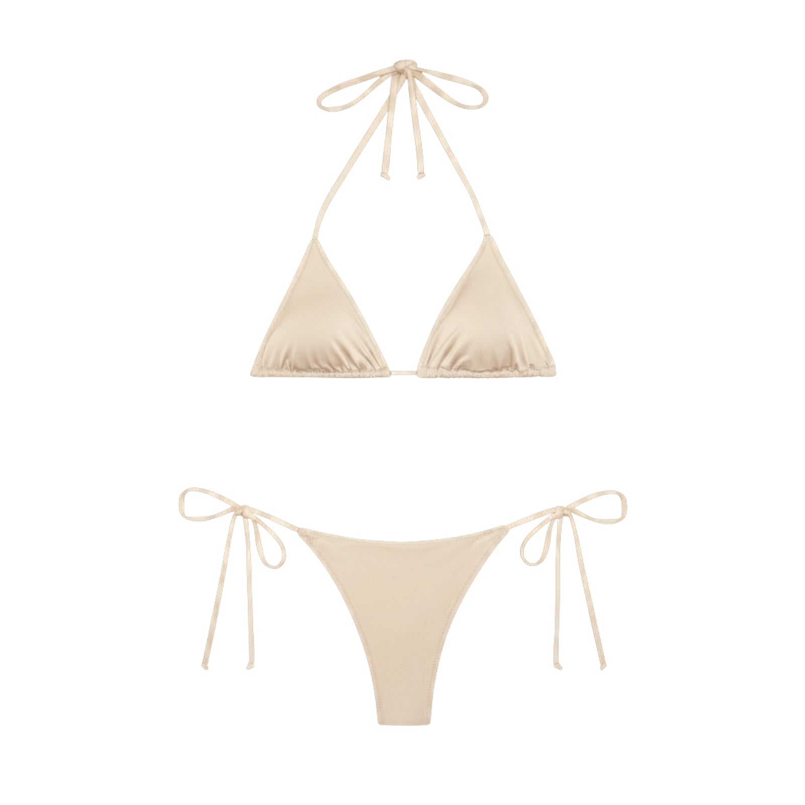 Marielle slip mare classico in shimmer - ORO