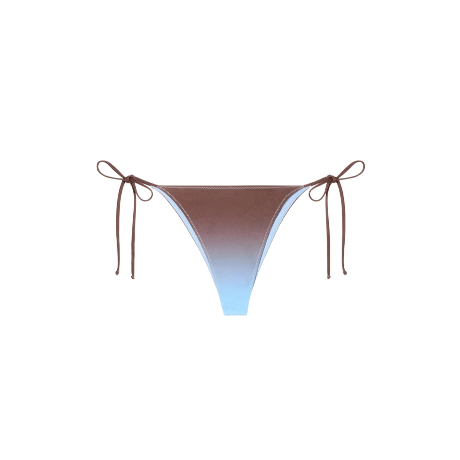 Marielle slip mare classico con stampa sfumata - MARRONE