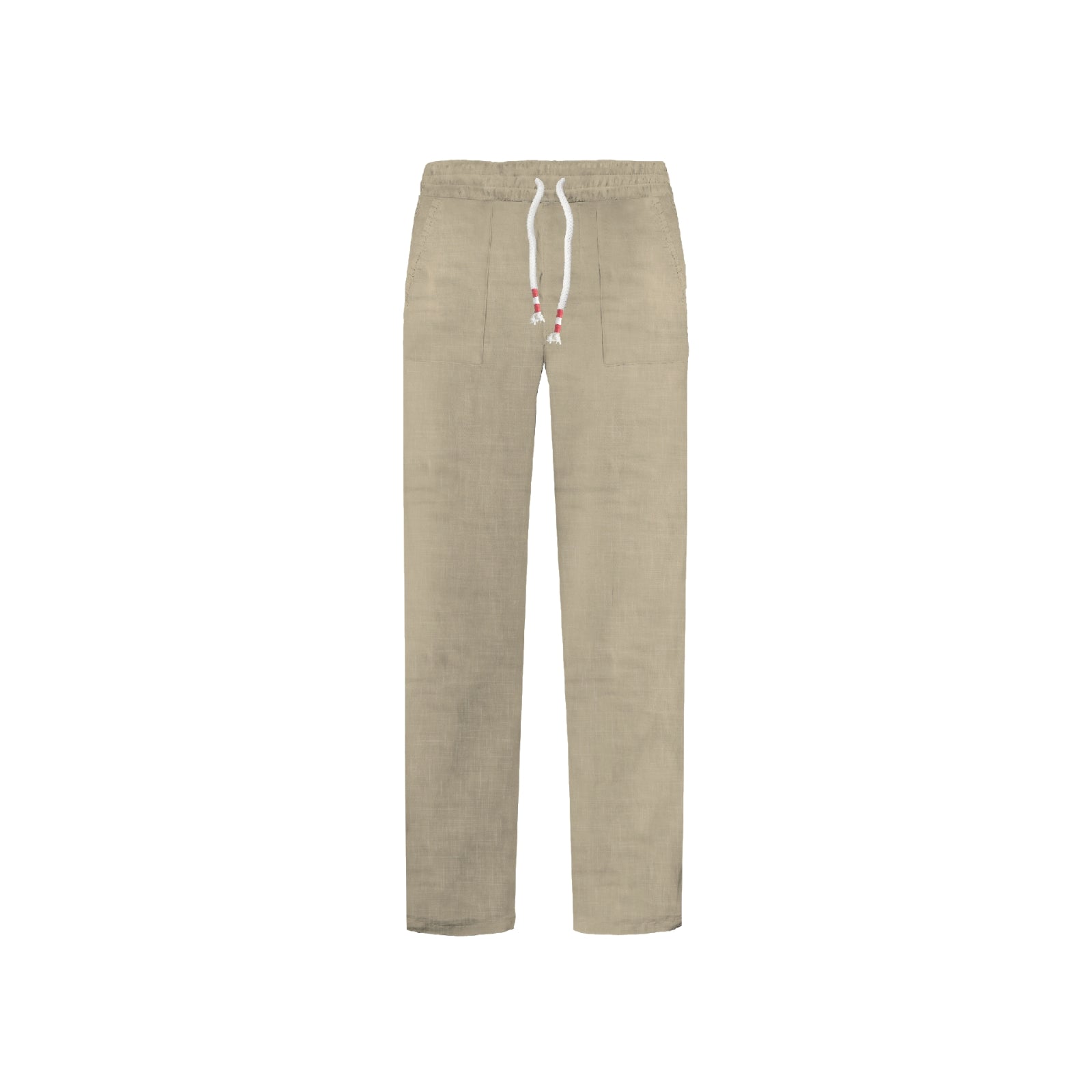 Pantaloni in lino Calais con coulisse - BEIGE