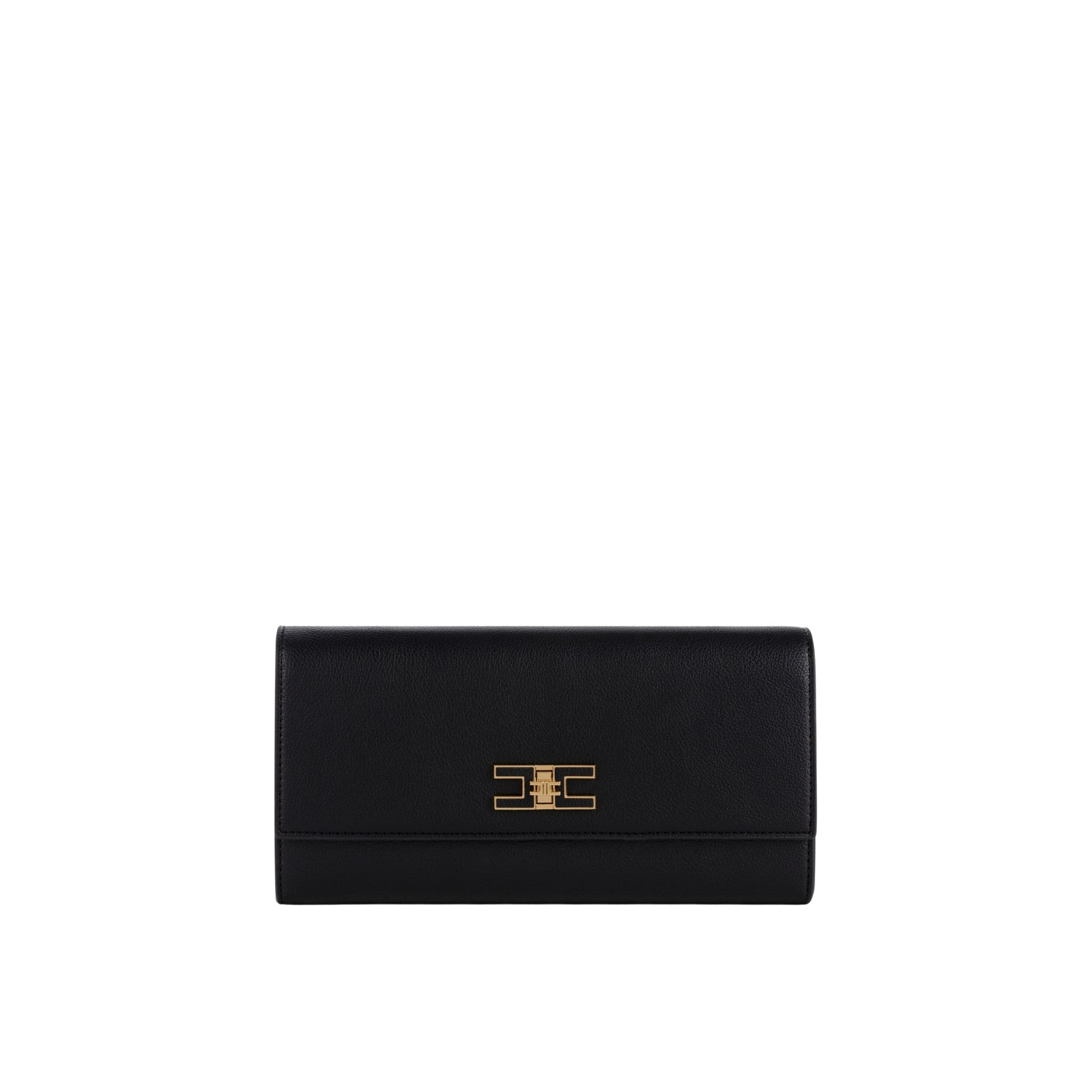 Borsa baguette con catena - NERO