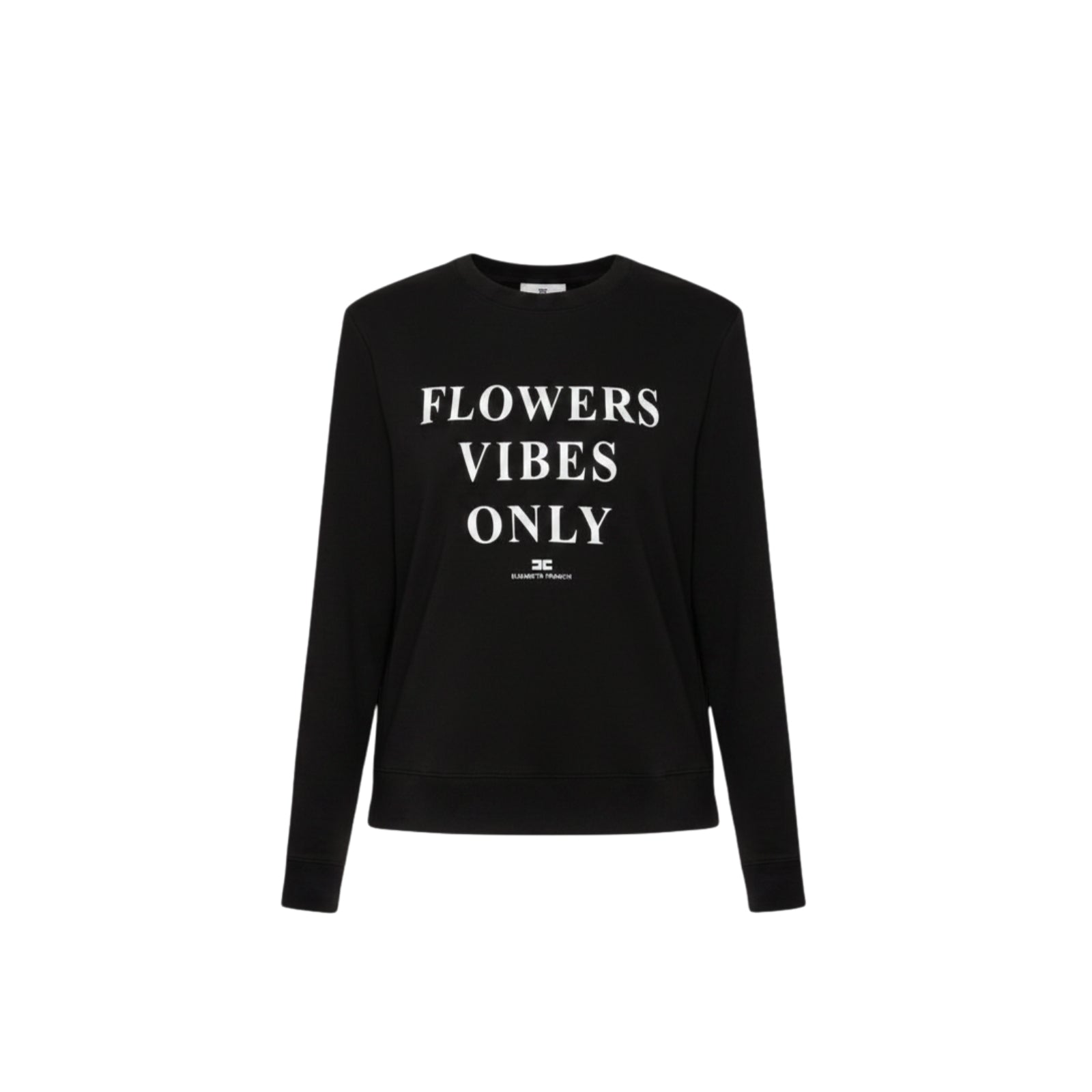 Felpa con stampa lettering - NERO