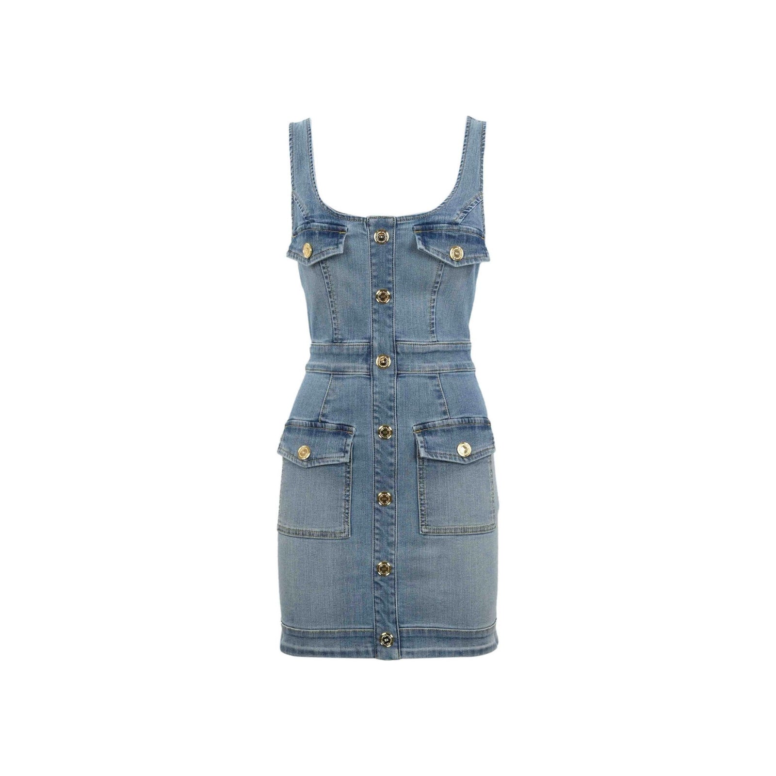 Mini abito in denim