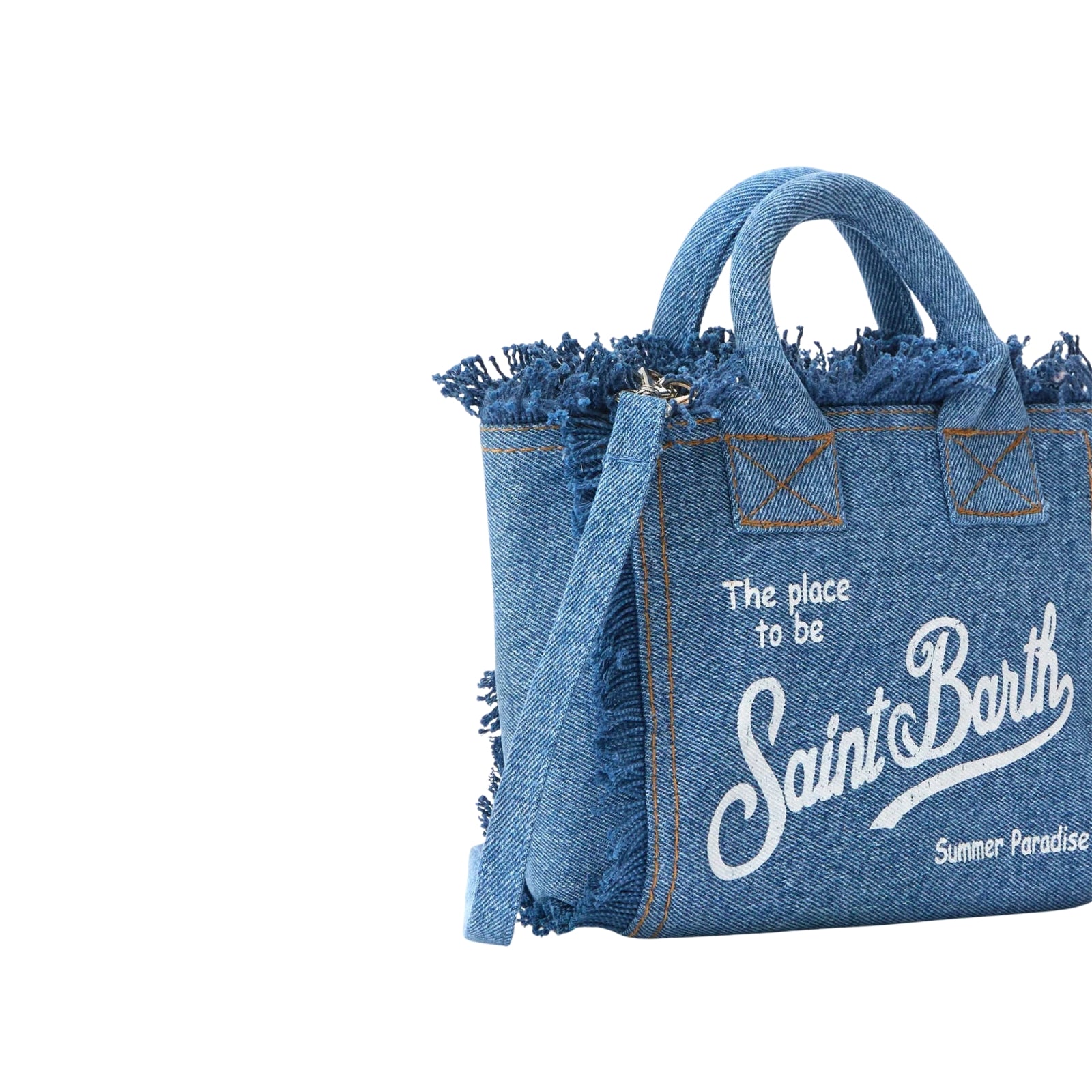 Borsa Mini Vanity in Canvas di cotone - DENIM