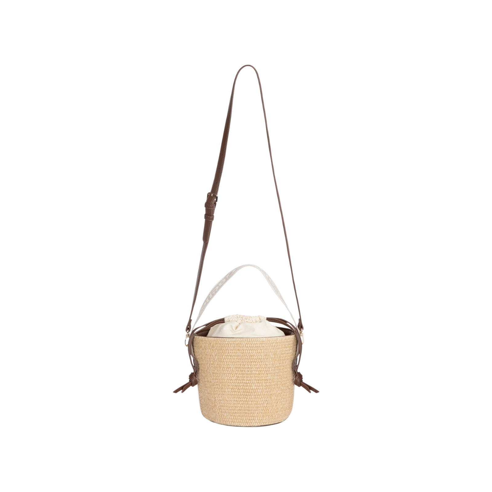 Mini Bucket con manico jacquard