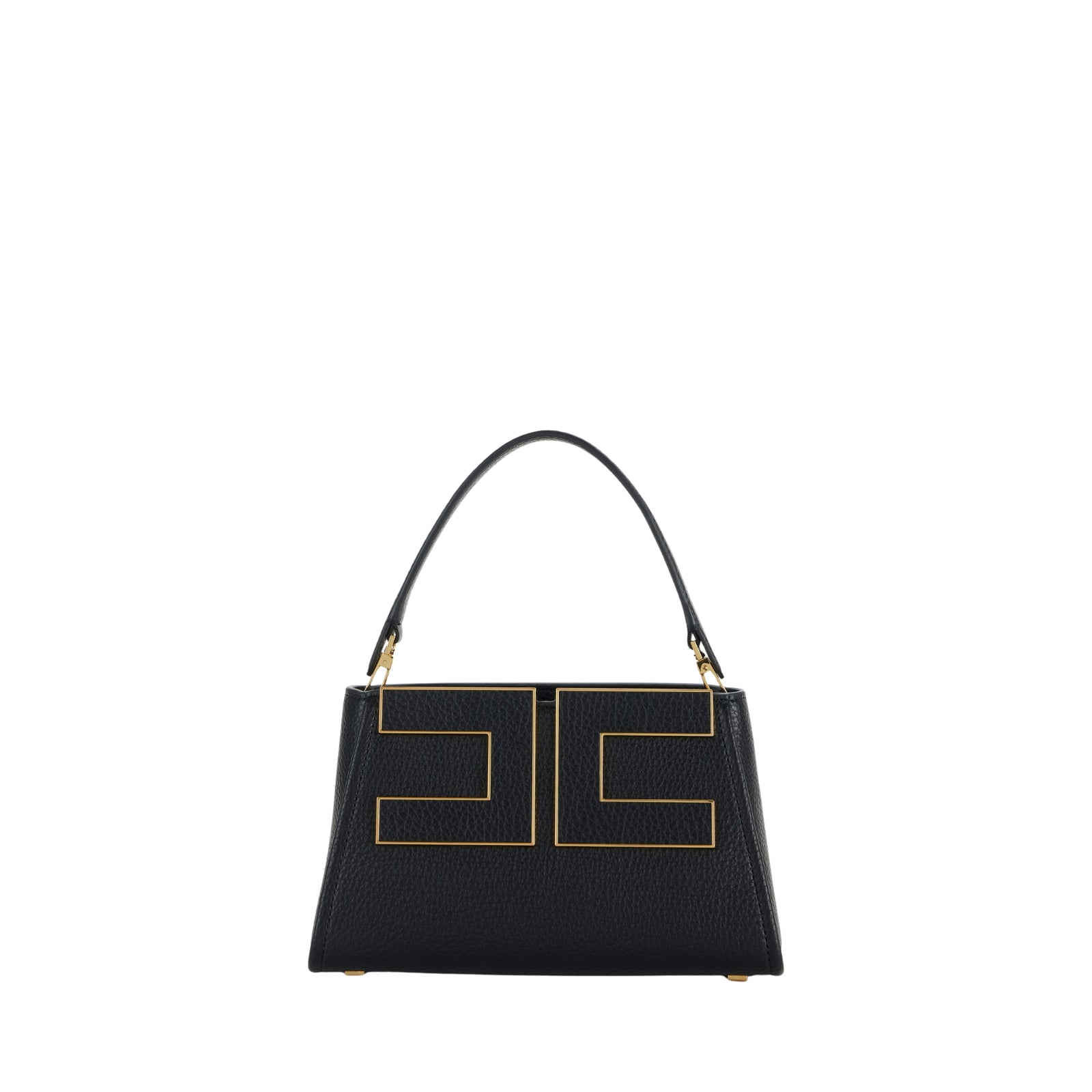Borsa a mano con logo - NERO
