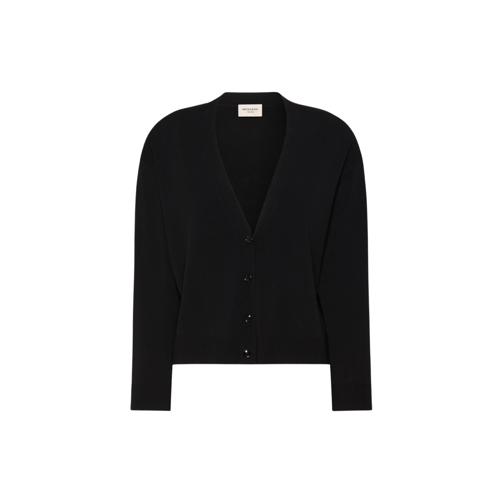 Cardigan a V in filato di viscosa