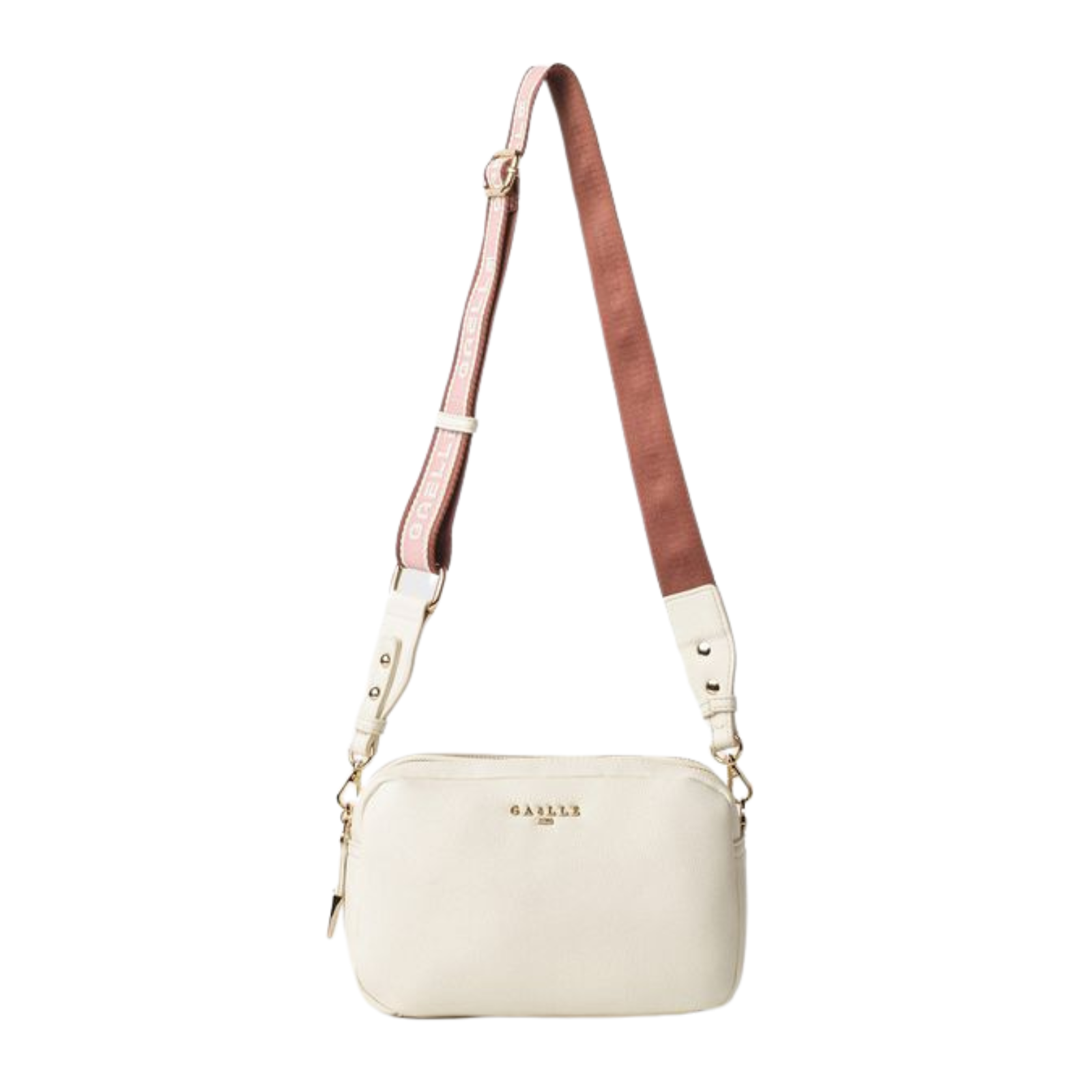 Regular Camera Bag Tracolla Logata Oro Gaelle - Burro