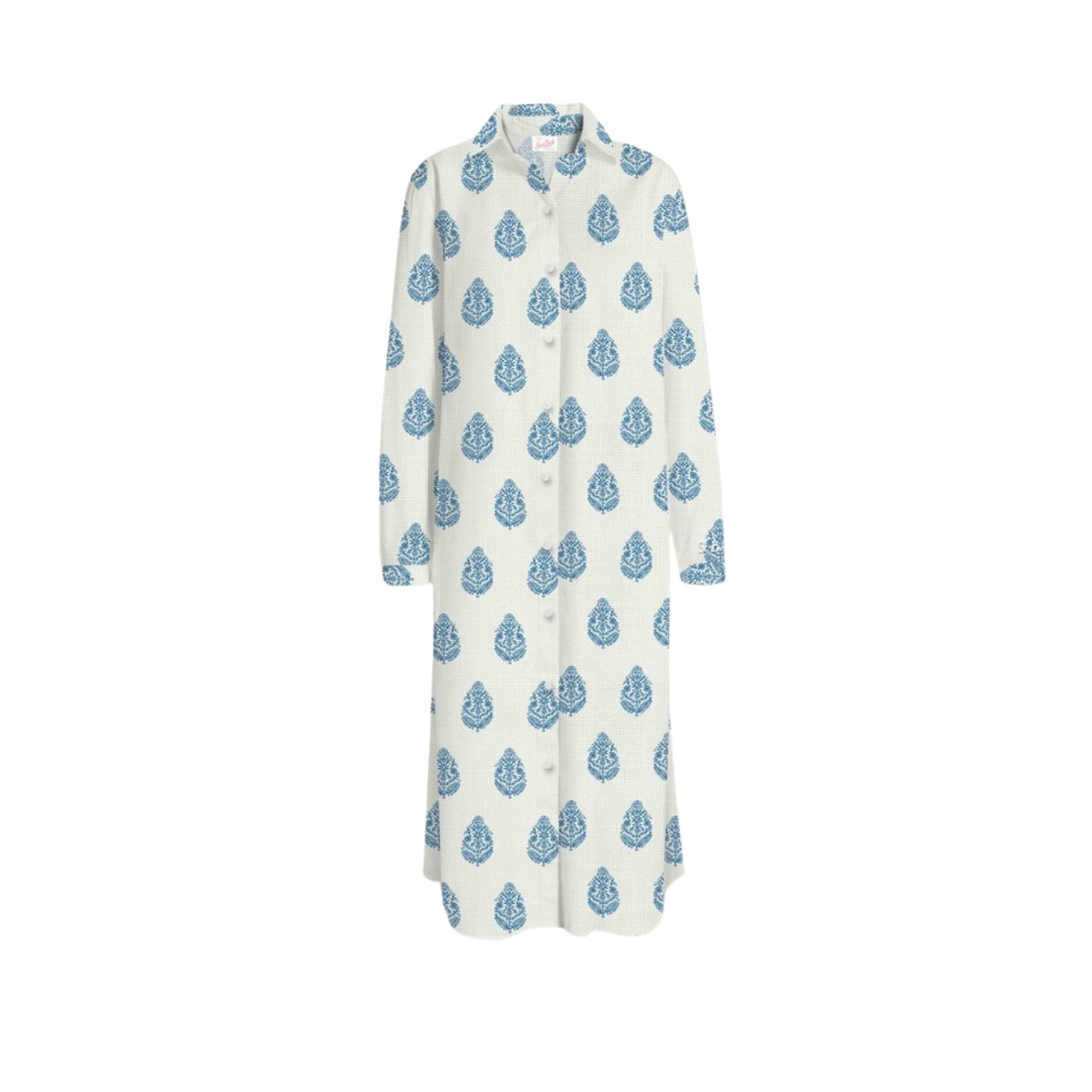 Abito maxi in ramia con stampa paisley Adeline - BAINCO