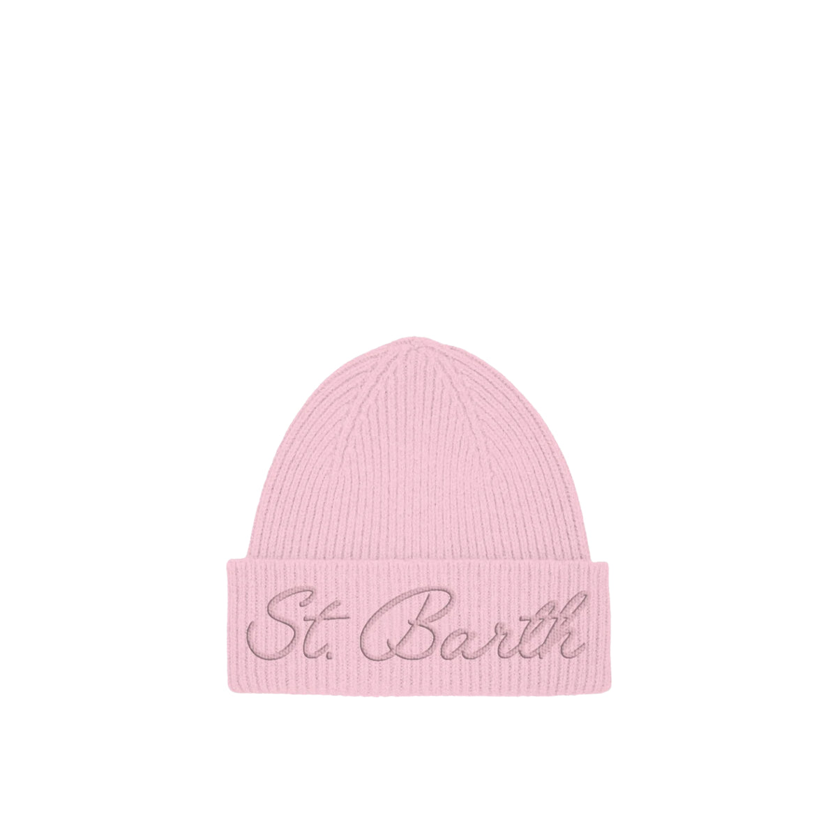 Berretto Moss Wool a costine- ROSA