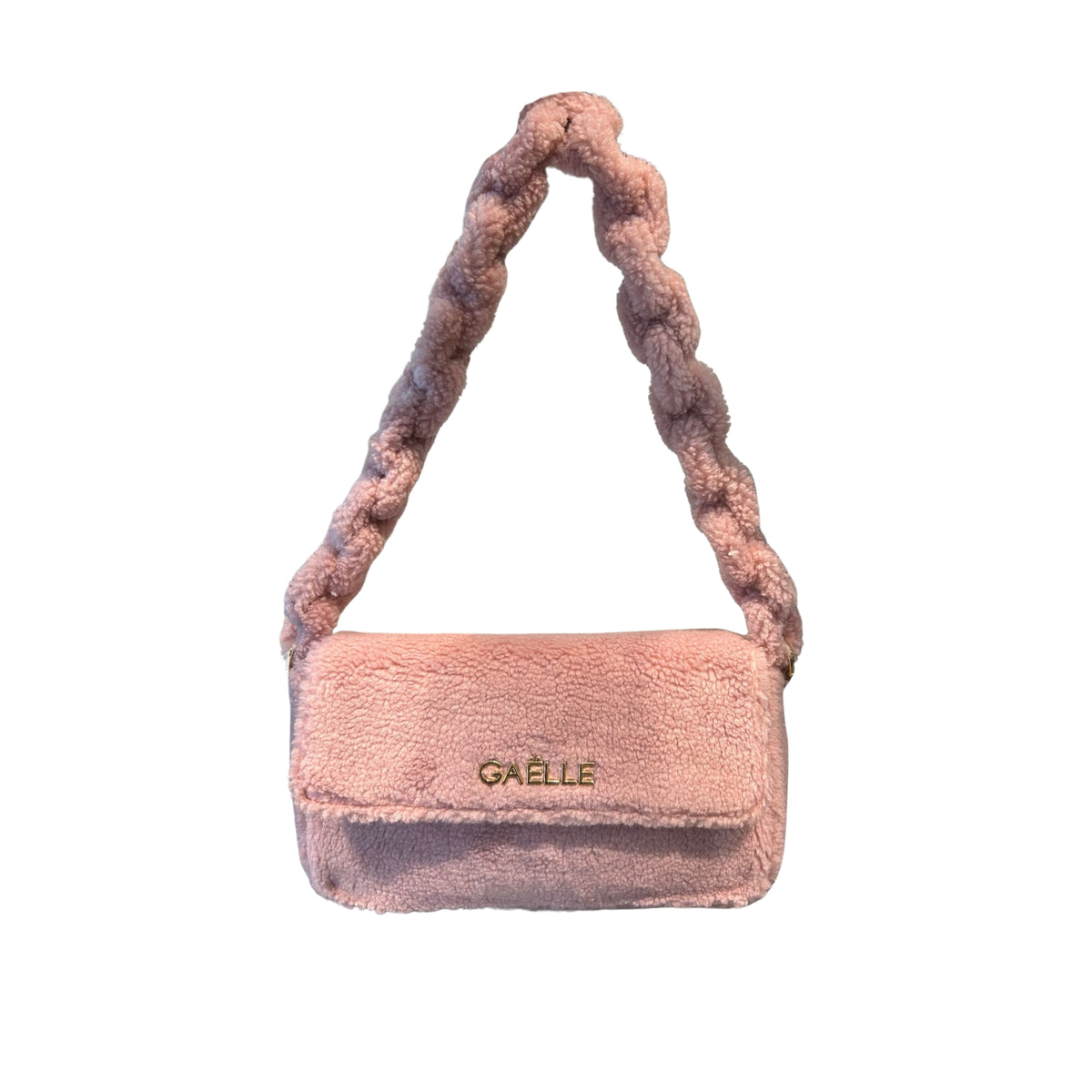 Borsa Shoulder Strap in ecomontone - Rosa