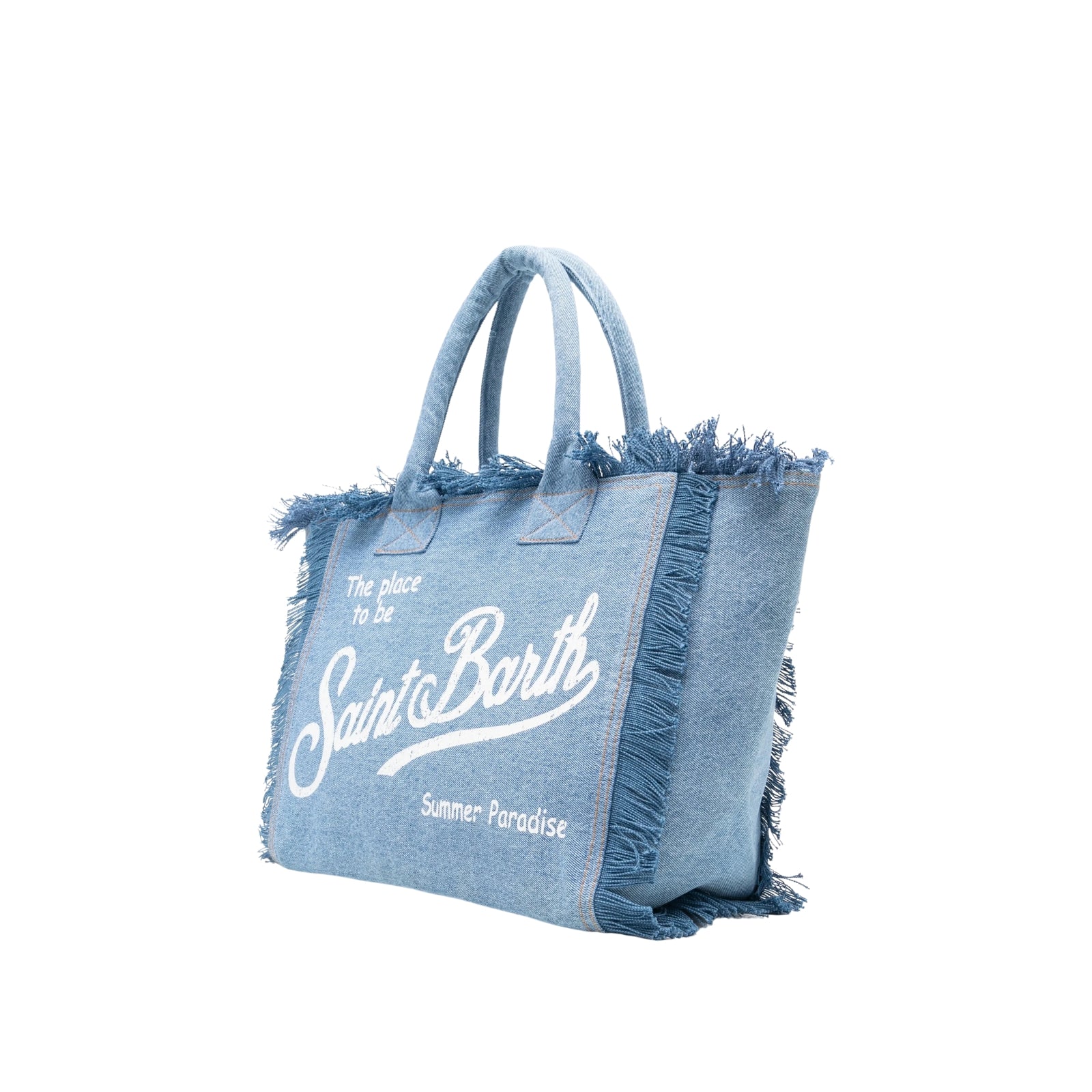 Borsa a spalla Vanity in canvas di cotone - DENIM