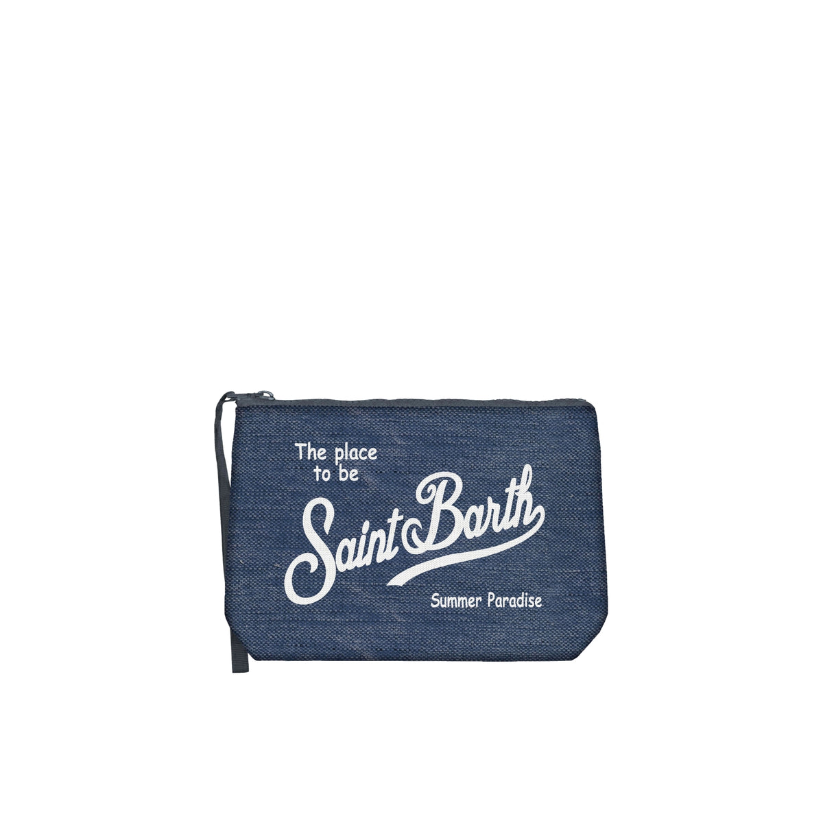 Pochette Aline Linen - Blu