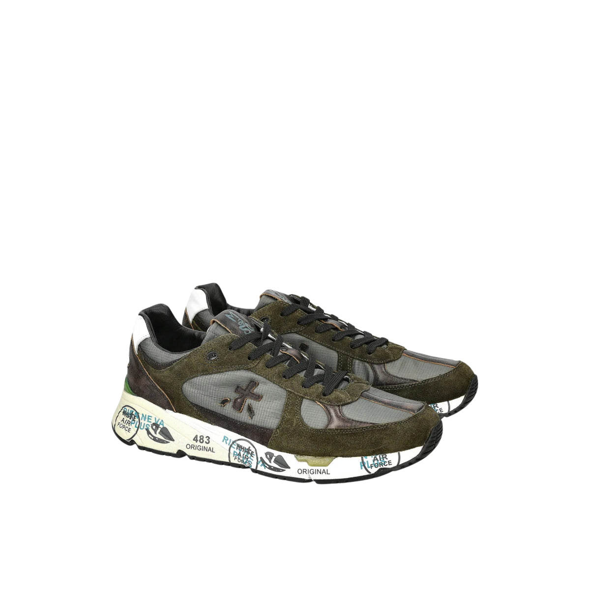 Sneaker Mase vintage anni 90 - Verde militare