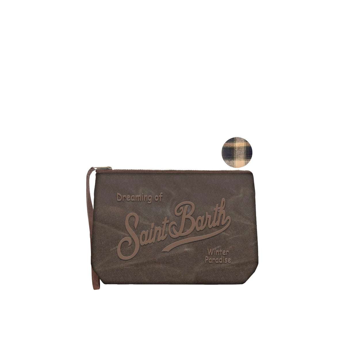 Pochette Aline WAX - MARRONE