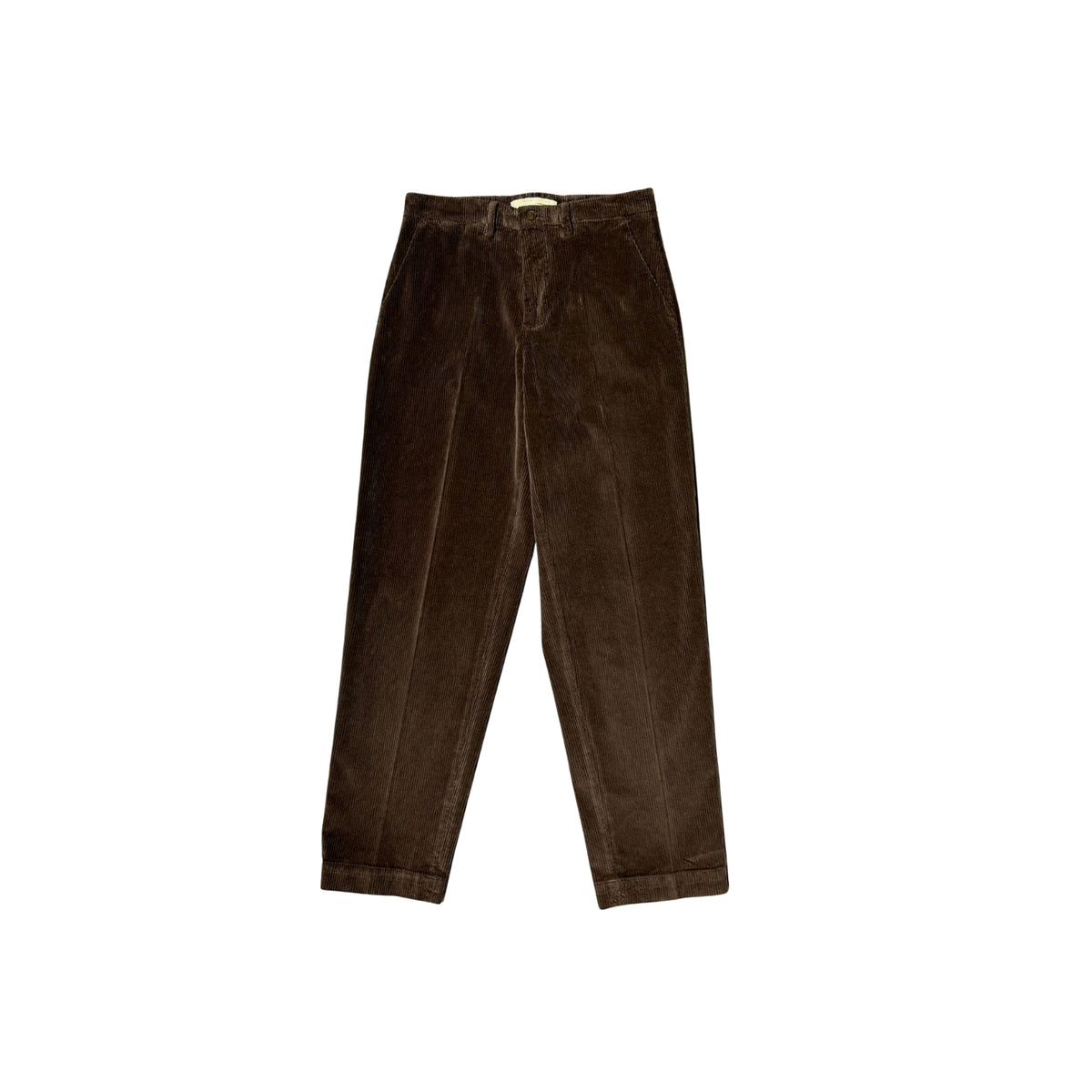 Pantalone Tasca America in velluto a coste - Marrone