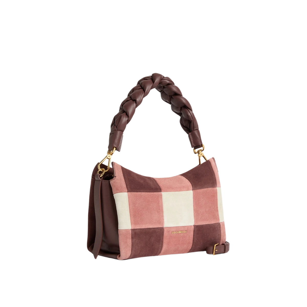 Borsa Boheme in camoscio patchwork - Vicki