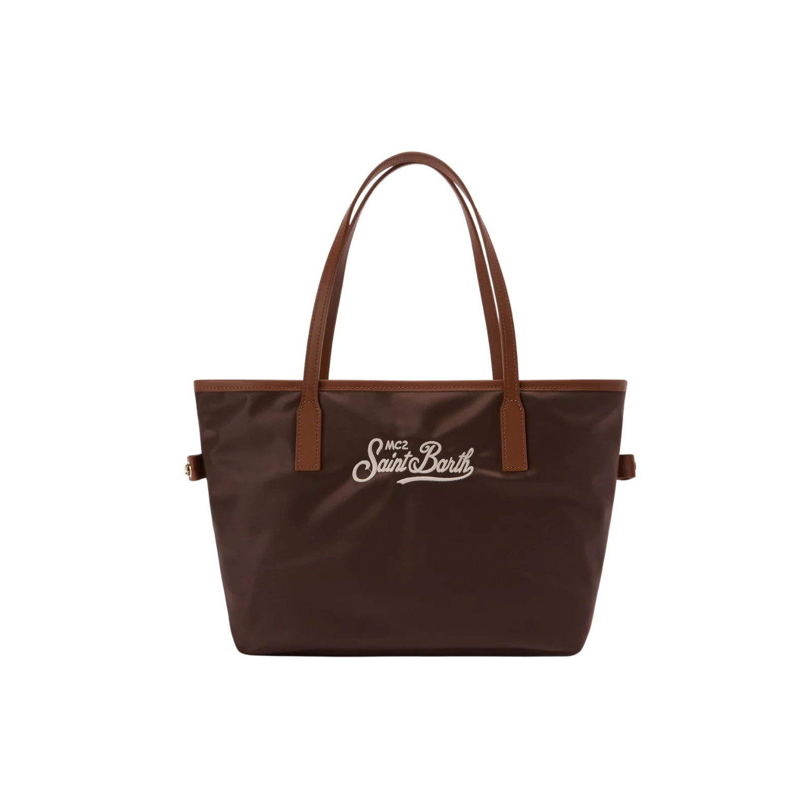 Borsa City regular in nylon - MARRONE