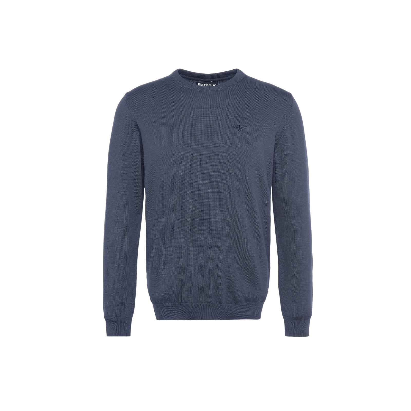 Maglione girocollo in cotone Pima - BLU