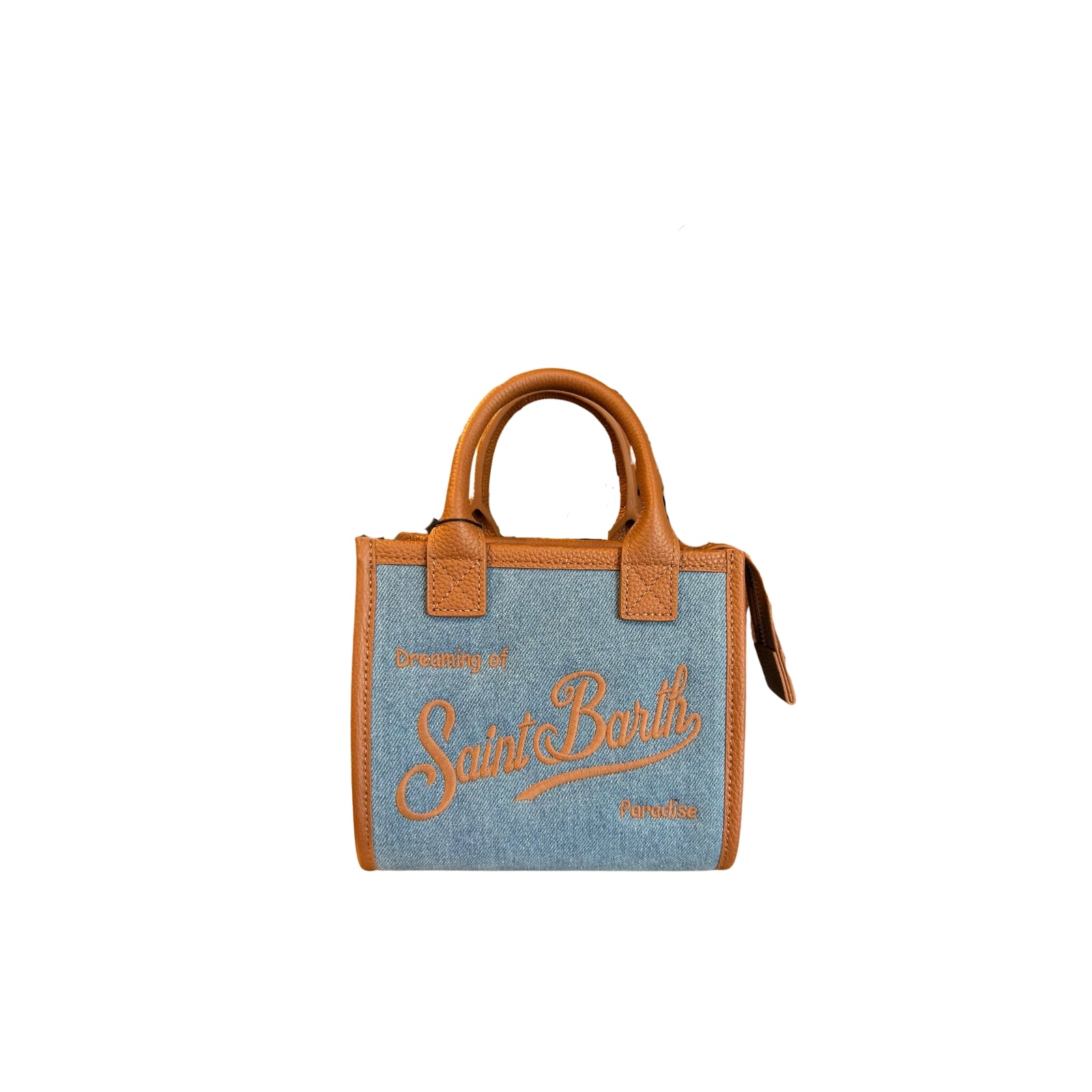Vanity bag mini leather - DENIM