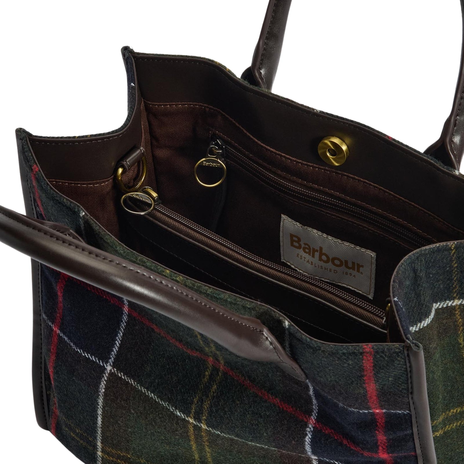 Borsa tote Barrhill in tartan
