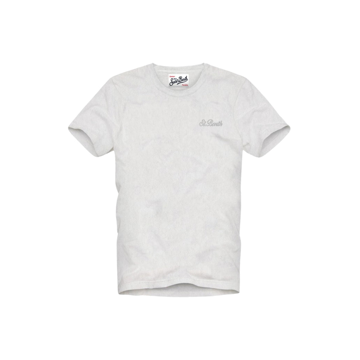 T-shirt Gary in spugna - Bianco