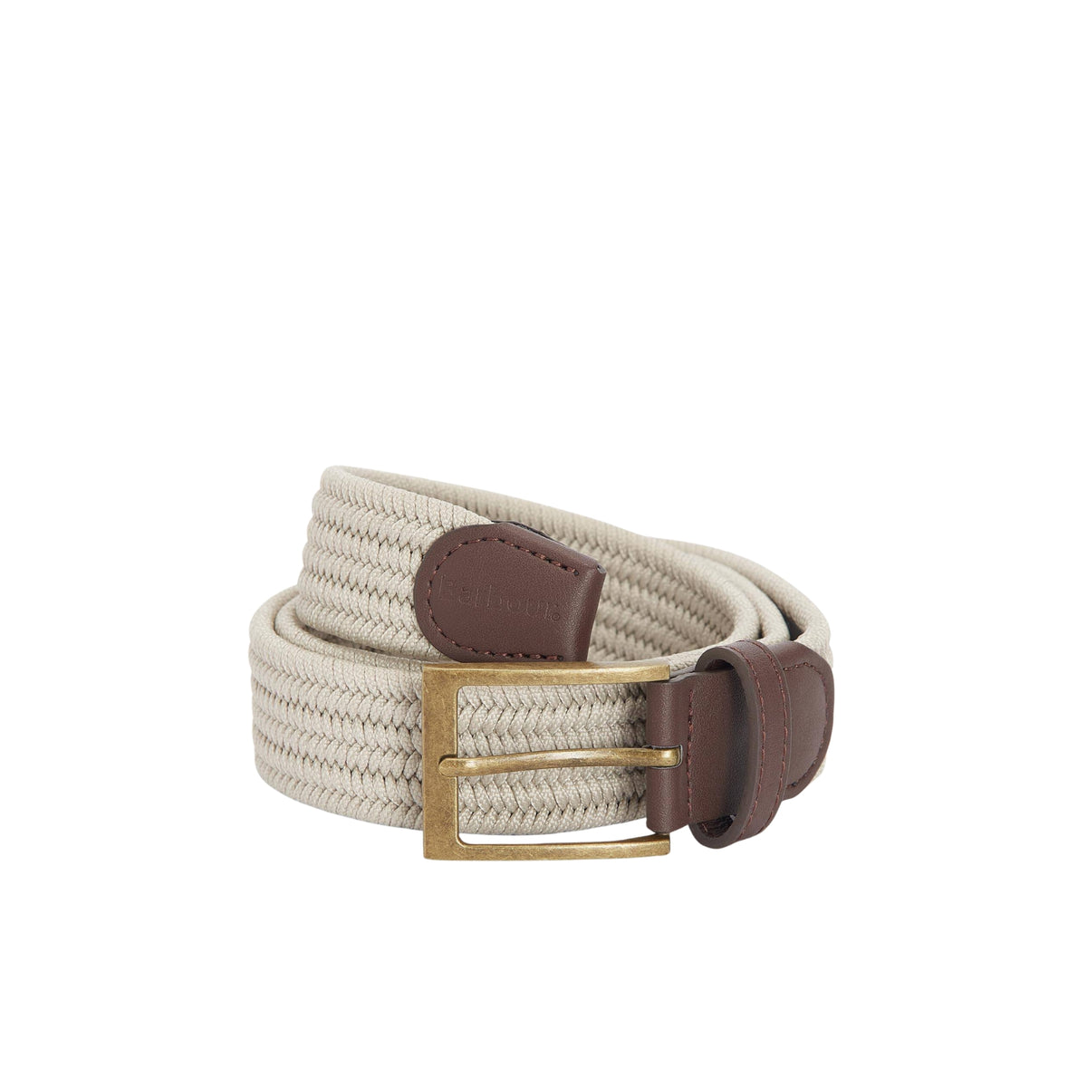 Cintura Nevis in fettuccia con fibbia ottone - Beige
