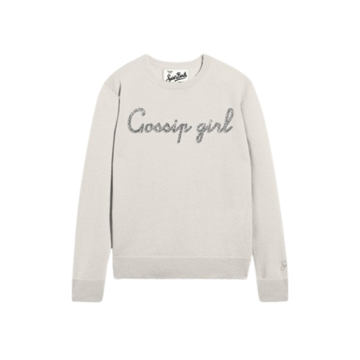 Maglione New Queen in misto cashmere lurex - Panna