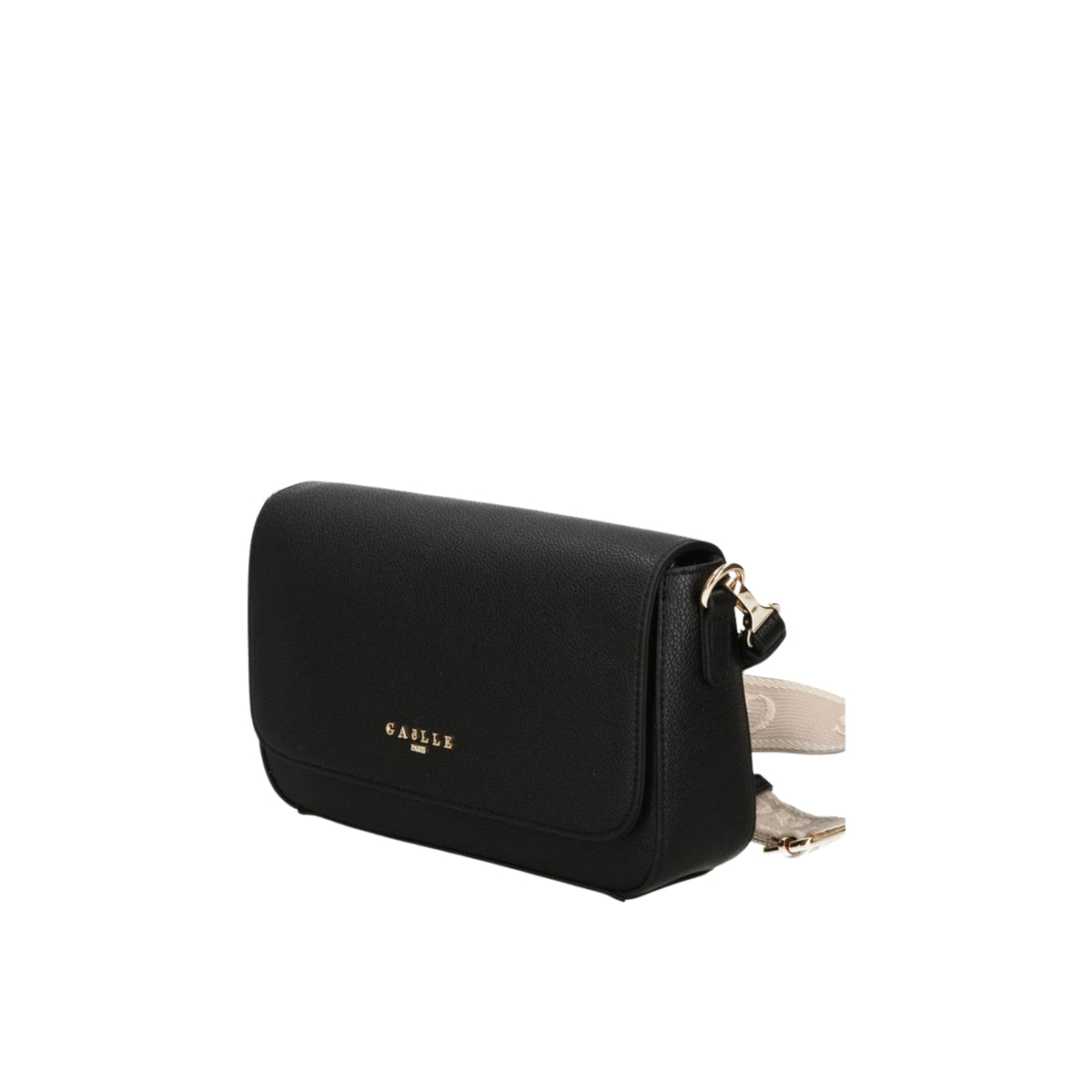 Borsa Shoulder Strap con tracolla jacquard - Nero
