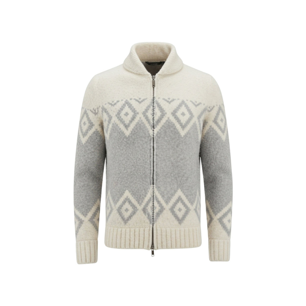Cardigan con collo a scialle