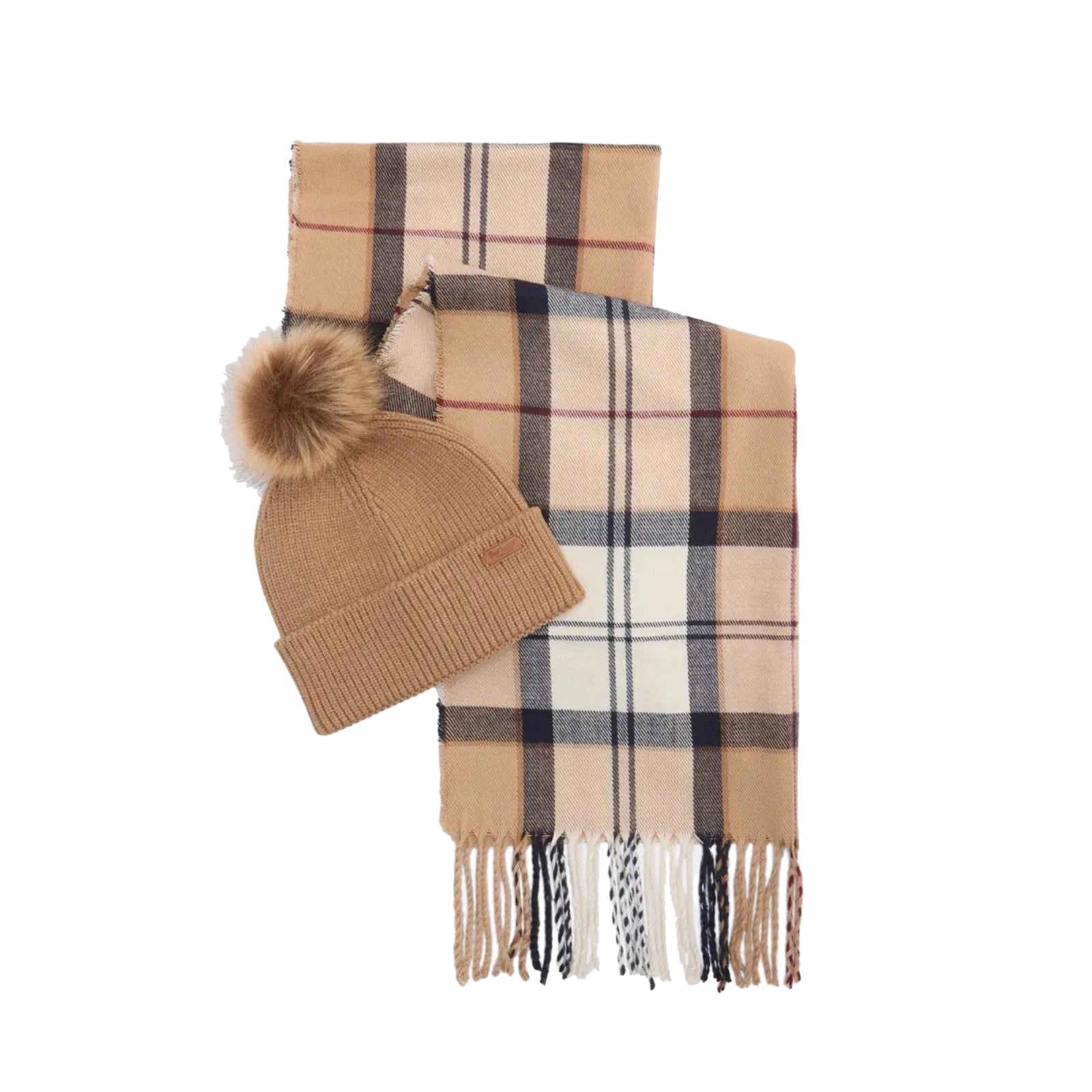 Set regalo berretto Pendle e sciarpa Blair - BEIGE