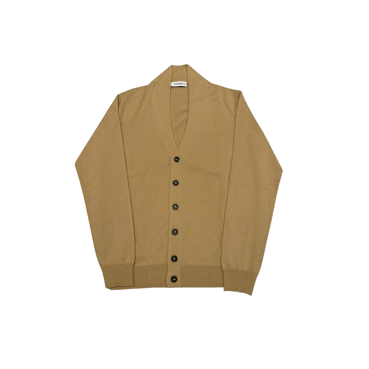 Cardigan con bottoni in finto Corno - Cammello