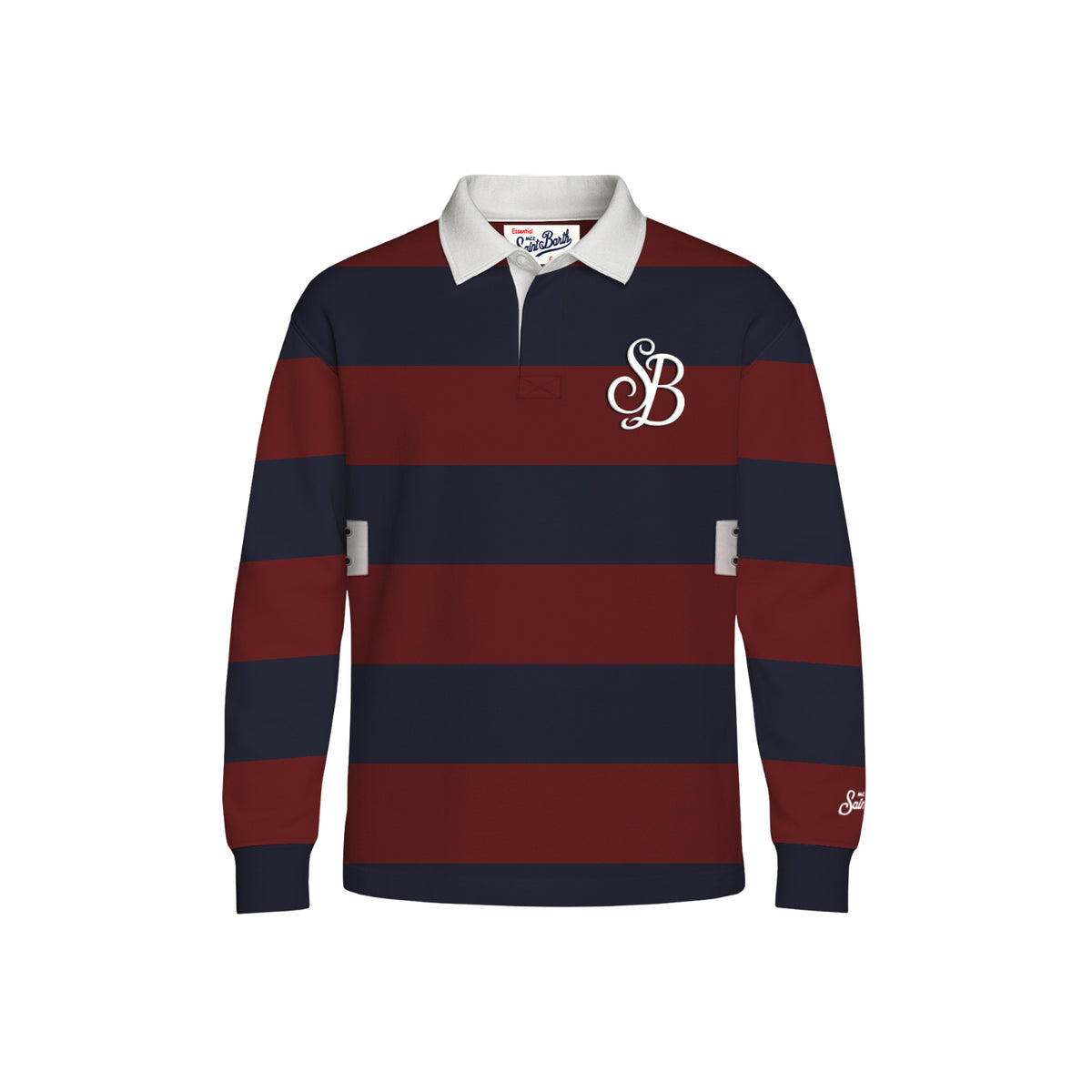 Polo rugby Quarterback a righe in cotone