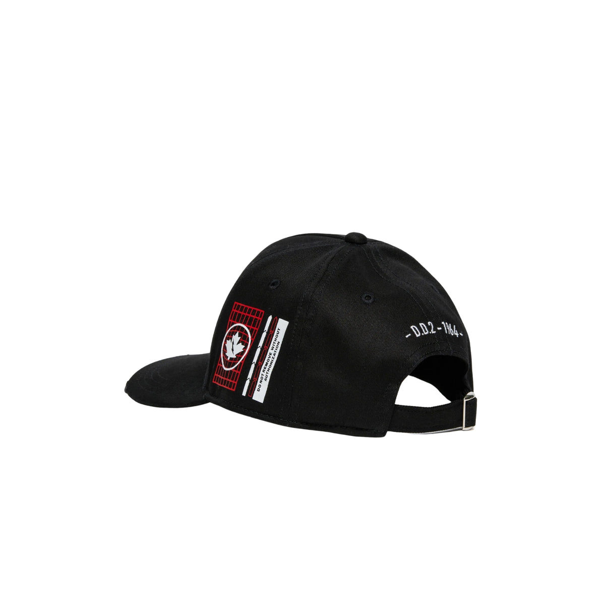 Cappellino Laboratory con grafica foglia d'acero - Nero